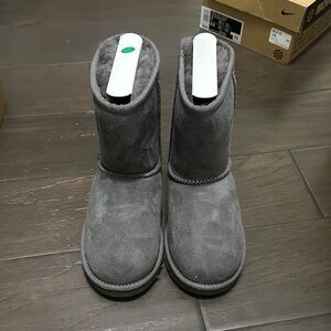 UGG Charcoal Suede Boots
